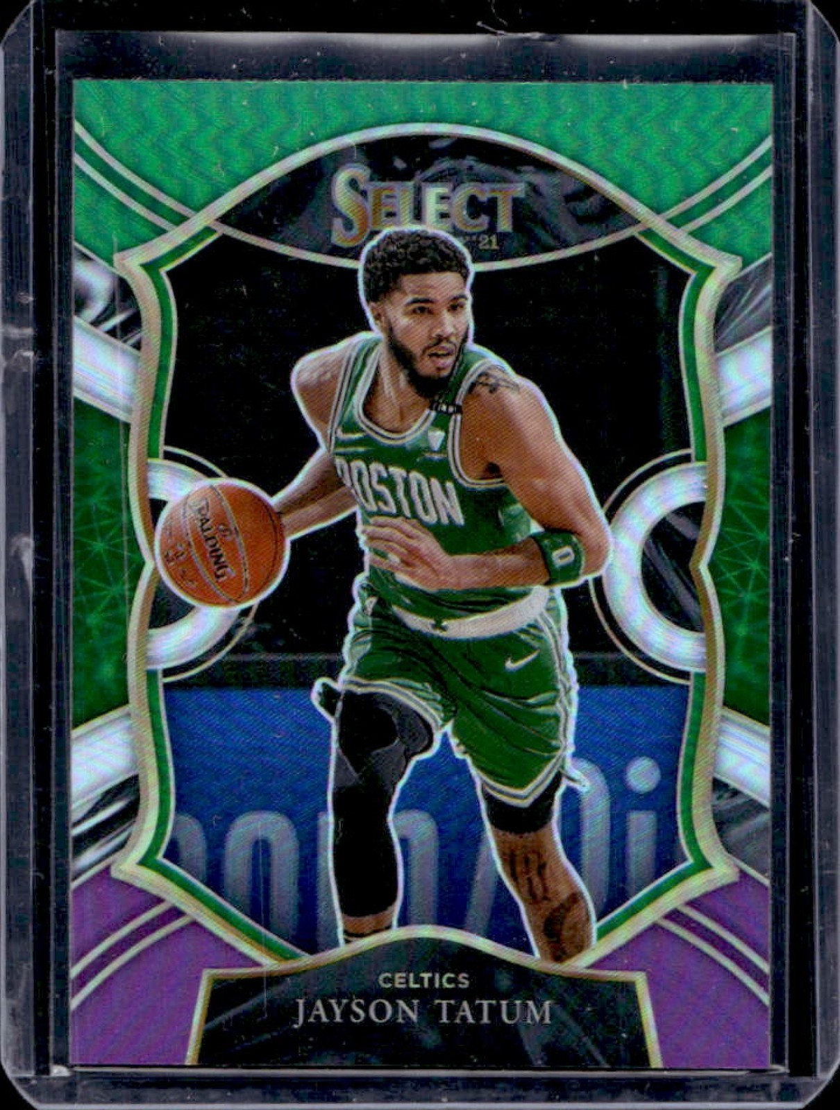 2020-21 Select Jayson Tatum Green White Purple Concourse #41 Celtics