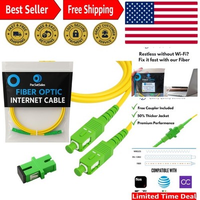Upgrade Your Home with 50ft SC/APC Single Mode Fiber Optic Internet Cable