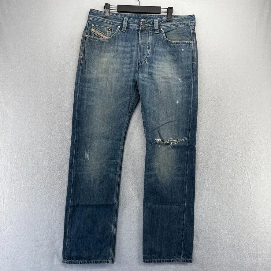 Jean Diesel Larkee Vintage Pour Homme - Taille 36W / 34L - Coupe Droite - Occasion Très Bon état
