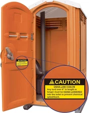 60 PCS Prank Stickers, Gag OSHA Law Stickers for Porta Potty Toilet Restroom, Fu