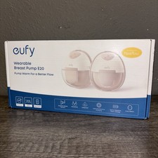 OPEN BOX eufy Heated Wearable Breast Pump E20 Hands-Free Optimized Rhythm 3 Heat