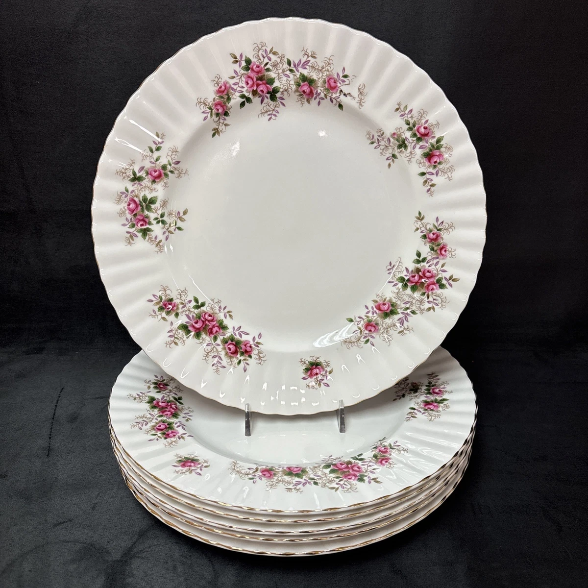 ROYAL ALBERT ロイヤルアルバート 17cm ケーキプレート 6枚セット 英国