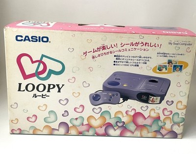 CASIO Loopy SV-100 My Seal Computer Console Boxed Used Japan Rare