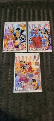 Invincible Comics Image Run #124, 125, 126. Reboot!