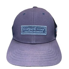 Vineyard vines Hat cap snapback mesh trucker Patch Logo Navy whale Baseball