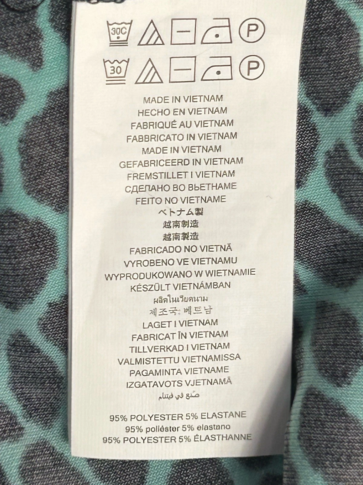 Abito donna Michael Kors verde e nero fondo arricciato taglia X Large. 2F