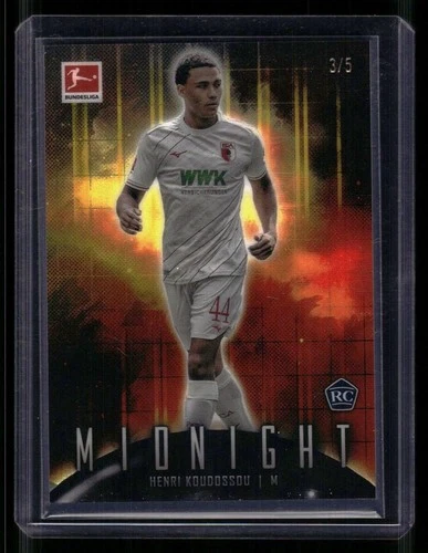 2024-25 Topps Midnight Bundesliga #1 Henri Koudossou Daybreak Red Rookie #/5 9KD