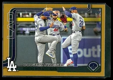 Dodgers Swagger: Winning With Style Again 2025 Topps #255 Gold #/2025