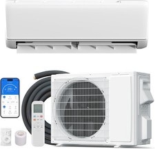 24000 BTU Ductless Mini Split Air Conditioner AC Heating WIFI 19 SEER2 230V