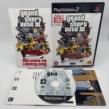 Grand Theft Auto III +MAP & REG (PAL Sony PS2, 2001) *Near Mint* *Disc Perfect*