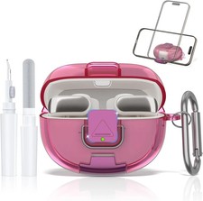 For Bose Ultra Open Earbuds Case with Secure Lock  Phone Stand, Soft TPU Shockp