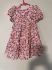 Girls XS 4/5 Cat  Jack Floral dress Cute