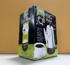 Cafetera Presto 02822 Acero Inoxidable 6 Tazas Percoladora Fácil de Verter Plateada Nueva
