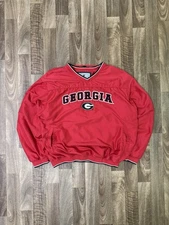 Vintage Georgia Bulldogs Colosseum Athletics V-neck pullover windbreaker XL