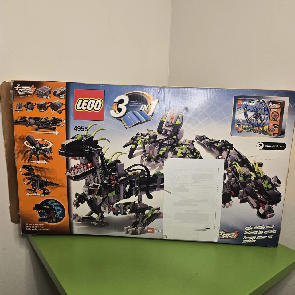 LEGO CREATOR: Monster Dino (4958) Completo con Caja e Instrucciones para 2 de 3 Foto 4 de 4