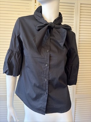 nwt bcbgmaxazria Black Blouse S