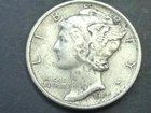 1945-S MERCURY DIME VF