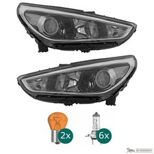 Scheinwerfer Depo H7 Set passt für Hyundai i30 Limo/Kombi (PDE) ab 17-20