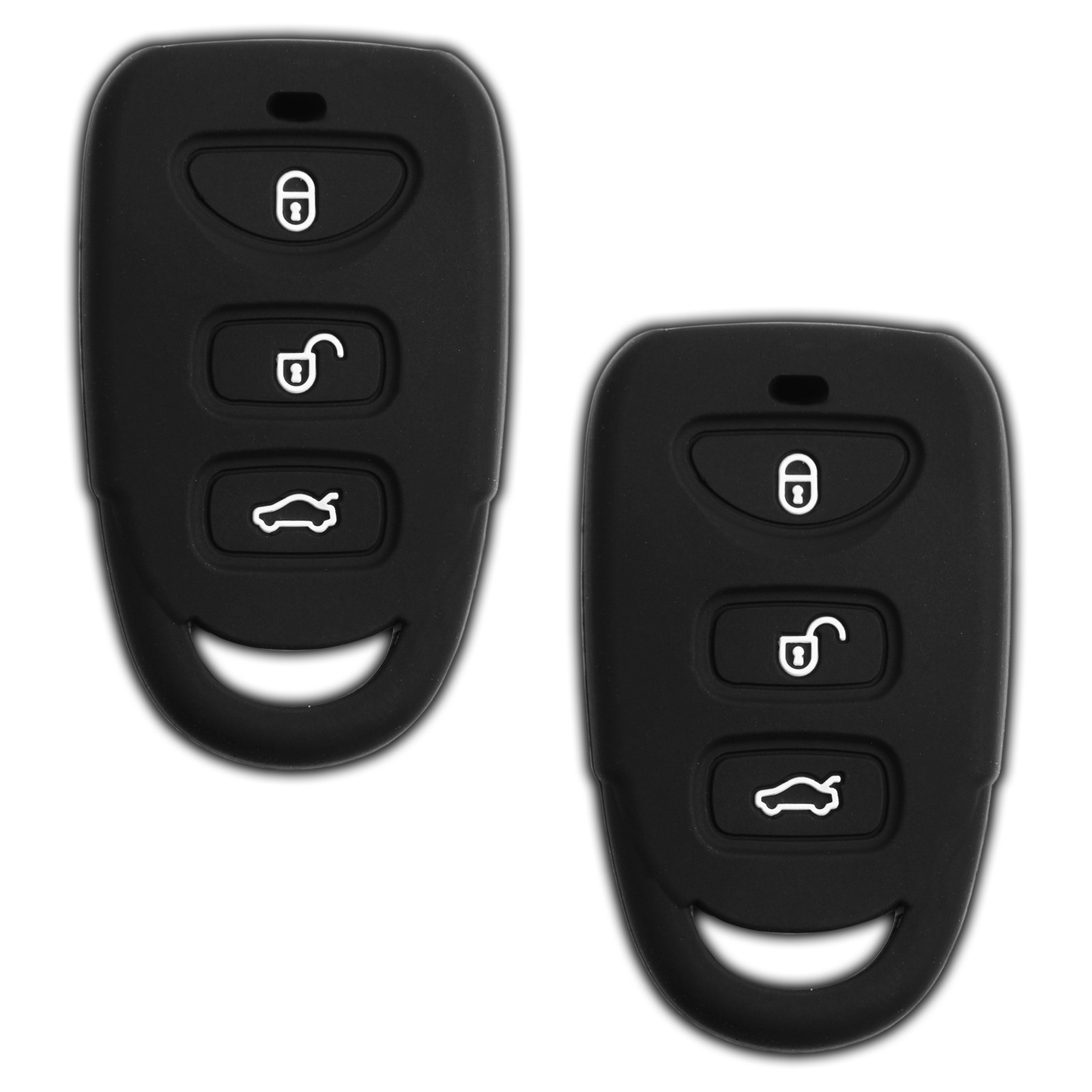 2 Key Fob Remote Skin Shell Case Cover for Hyundai OSLOKA-310T
