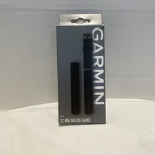 Garmin QuickFit 22 MM Watch Band Black Silicone 010-13256-21 