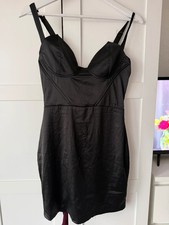 Black Slip dress size 10 cami style Little black dress night out brunch