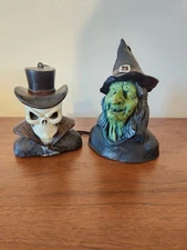 Vintage The Paper Magic Group Hanging Witch 2002 And Skull Phantom 