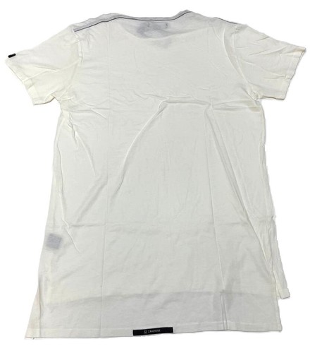 Zanerobe Men's White 100% Cotton Round Neck Shirt Retail $39 R2 Size M NWT NEW - Picture 2 of 5