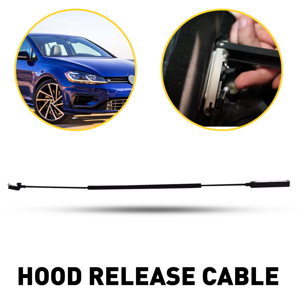 Hood Lock Latch Release Cable for 15-18 Volkswagen Golf GTI & Golf Sportwagen M