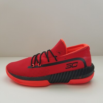 Men's Size 12 Under Armour SC 3Zero III Red Basketball Shoes 3022048-601 NEW