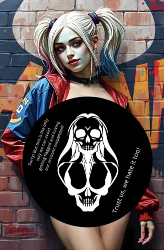 Harley Quinn Cov J (NUDE) - Ltd100  Deviant Nation Art Book