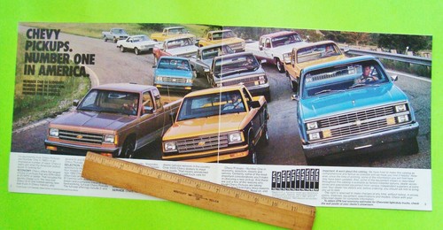 Chevrolet 1983 camioneta pick-up 16-pg catálogo folleto paso a paso Fleetside 4x4 XL - Imagen 5 de 11