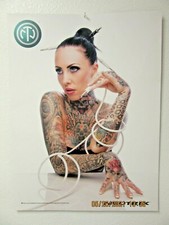 NEUTRIK CABLE PRO AUDIO HOT SEXY GIRL TATTOO PIERCING MODEL POSTER  NEW RARE