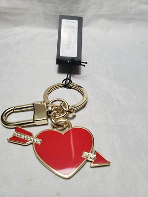 KATE SPADE VALENTINE RED ENAMEL LOVE SHACK HEART
