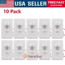 10 Packs Automatic AC 110V Infrared PIR Motion Sensor Switch For LED Strip light