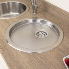 Astini Supra 1.0 Bowl Brushed Stainless Steel Kitchen Sink Drainer & Waste