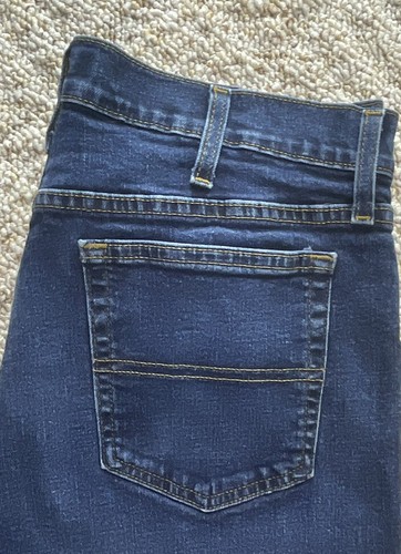 Members Mark Jeans Men's 36x30 Straight Fit Dark Blue Denim - Picture 18 of 22