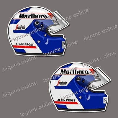 alain prost Logo Gloss Weatherproof Decal Sticker
