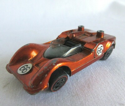 HOT WHEELS 1:64 VTG 1968 REDLINE CHAPARRAL 2G SPECTRA ORANGE USA EXCELLENT