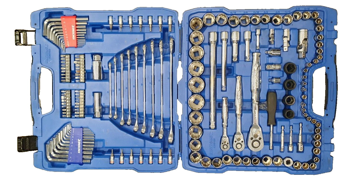Kincrome 1/4", 3/8" & 1/2"Drive Metric and Imperial Socket Set 165