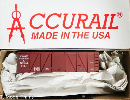 Accurail #1183 (Rd #3487) Toronto Hamilton & Buffalo (36' Fowler Wood Boxcar) pl | Zustand: New