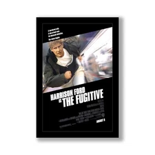 THE FUGITIVE- 11x17 Framed Movie Poster by Wallspace