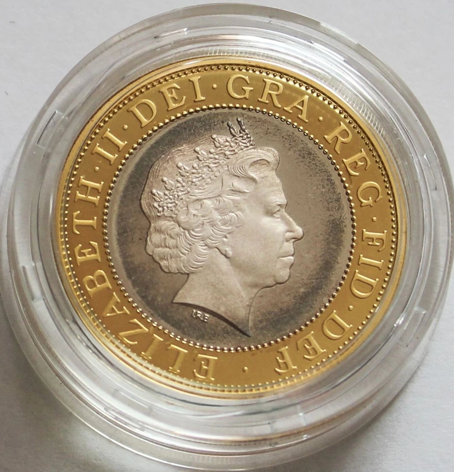 2006 UK Silver Proof Piedfort Two pound coin, Birth of Isambard K. Brunel - Image 2 of 2