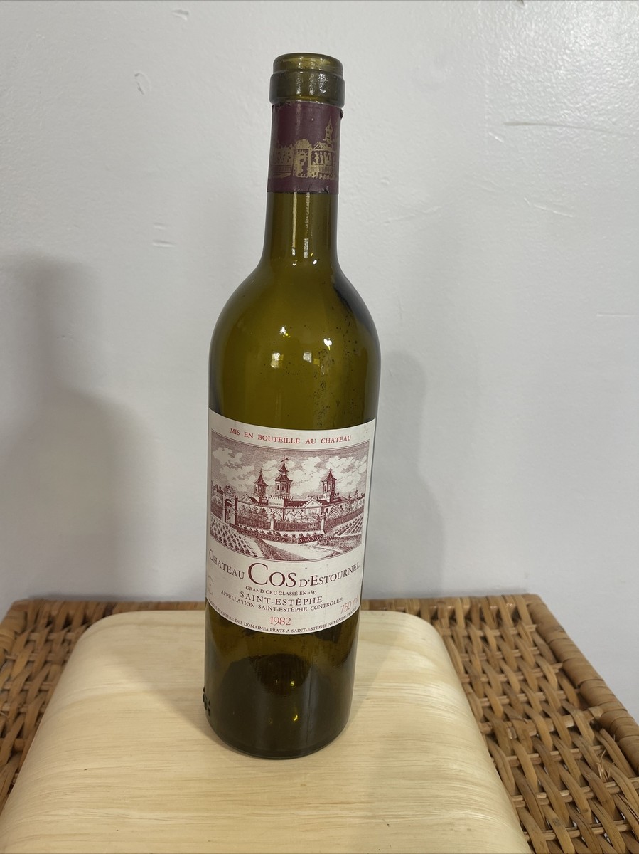 Chateau Cos D'Estournel 1982 Bordeaux Bouteille Vide Empty Bottle