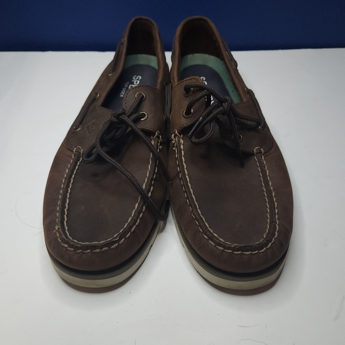 SPERRY TOP-SIDER Classic Brown Sz 11 M men A/O Boat Shoes  display picture 3