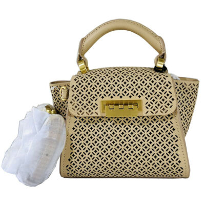 ZAC Zac Posen Eartha Floral Perforated Mini Top Handle Crossbody Bag