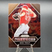 2021 Panini Prizm #FW3 Mike Trout Fireworks