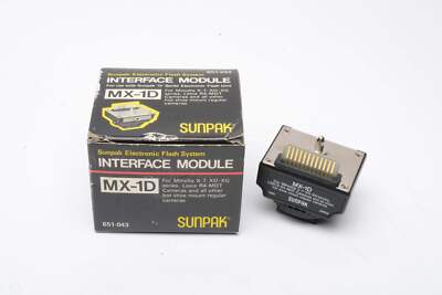 Flash Annulaire Sunpak Auto DX 8R Pour Macro - 52 Mm Sans Adaptateur