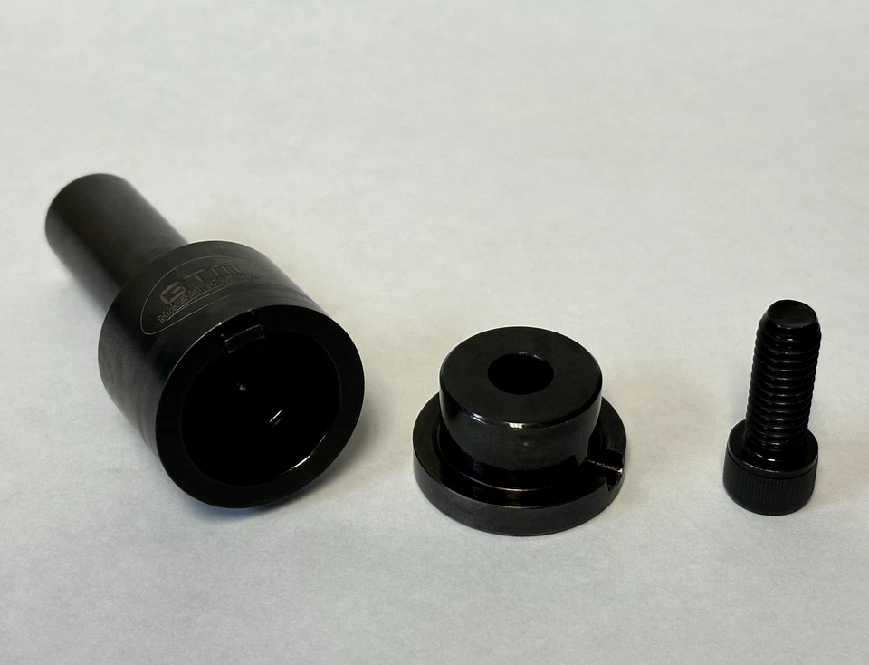 Hecho en EE. UU. Eje de sierra de corte longitudinal de vástago de 3/4" para hoja de 1" con llave de 1/4" para fresado Foto 3 de 4