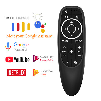 G10S Pro 2.4G kabellose hintergrundbeleuchtete Luftmaus Sprachfernbedienung für Android TV Box