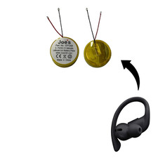 1 x Beats By Dre Powerbeats Pro Coin Round Battery Replacement CP1254-A3 58mAh